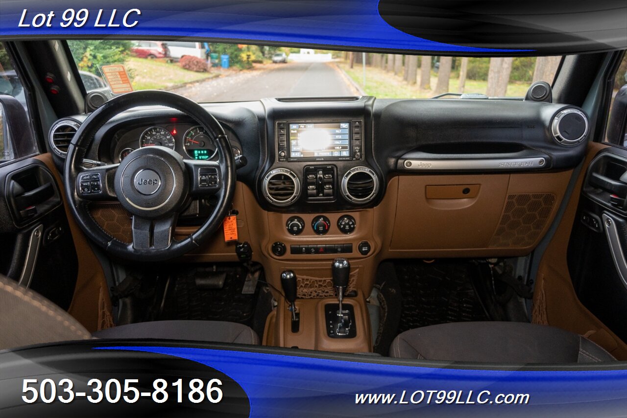 2014 Jeep Wrangler Unlimited Rubicon 4x4 Slant Back Hard Top  New 37 " Tires Winch Lifted Bumpers - Photo 10 - Milwaukie, OR 97267