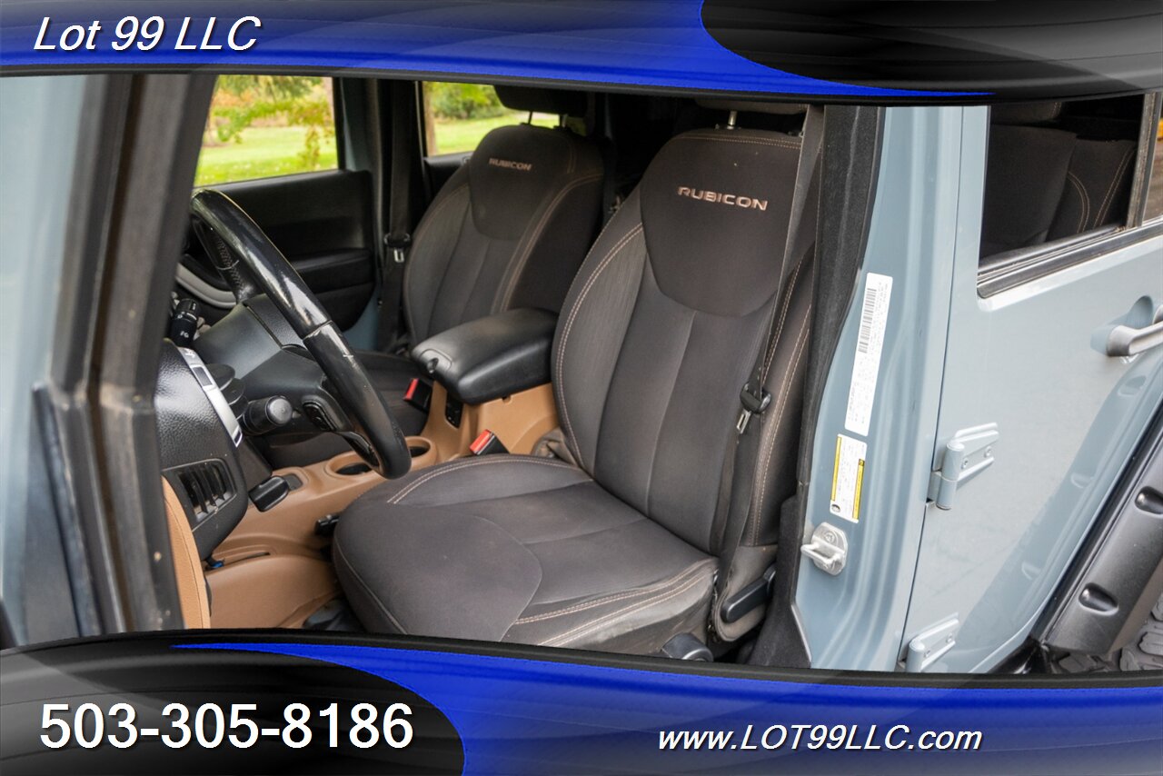 2014 Jeep Wrangler Unlimited Rubicon 4x4 Slant Back Hard Top  New 37 " Tires Winch Lifted Bumpers - Photo 11 - Milwaukie, OR 97267