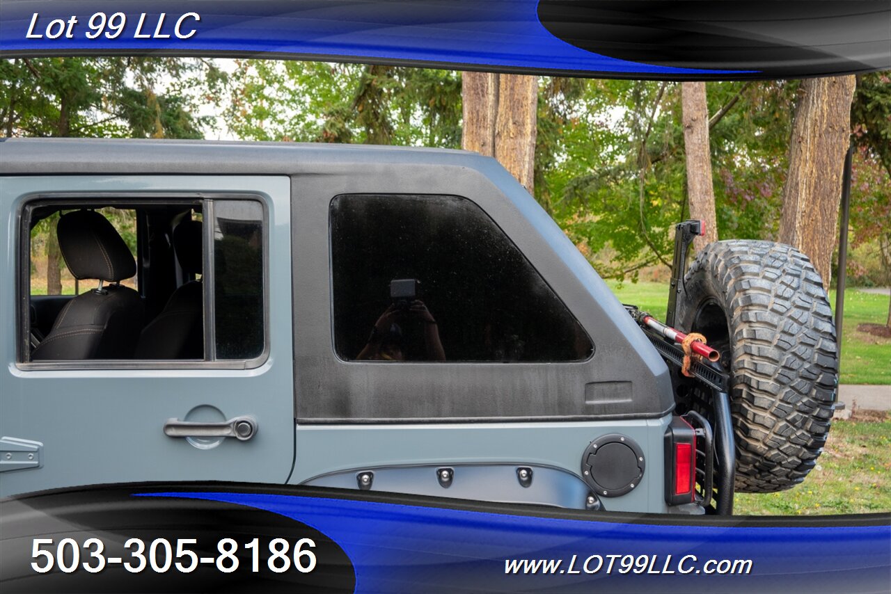 2014 Jeep Wrangler Unlimited Rubicon 4x4 Slant Back Hard Top  New 37 " Tires Winch Lifted Bumpers - Photo 21 - Milwaukie, OR 97267