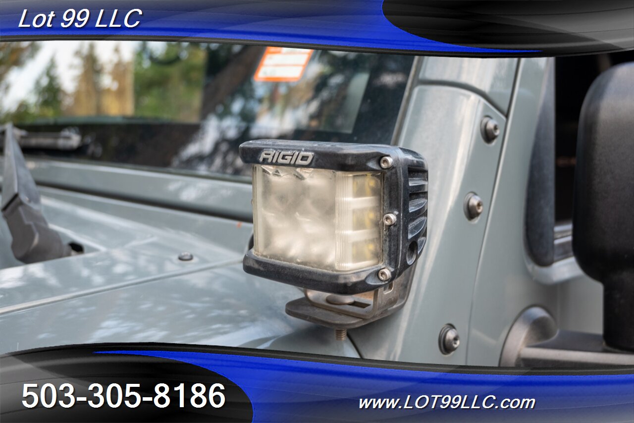 2014 Jeep Wrangler Unlimited Rubicon 4x4 Slant Back Hard Top  New 37 " Tires Winch Lifted Bumpers - Photo 63 - Milwaukie, OR 97267