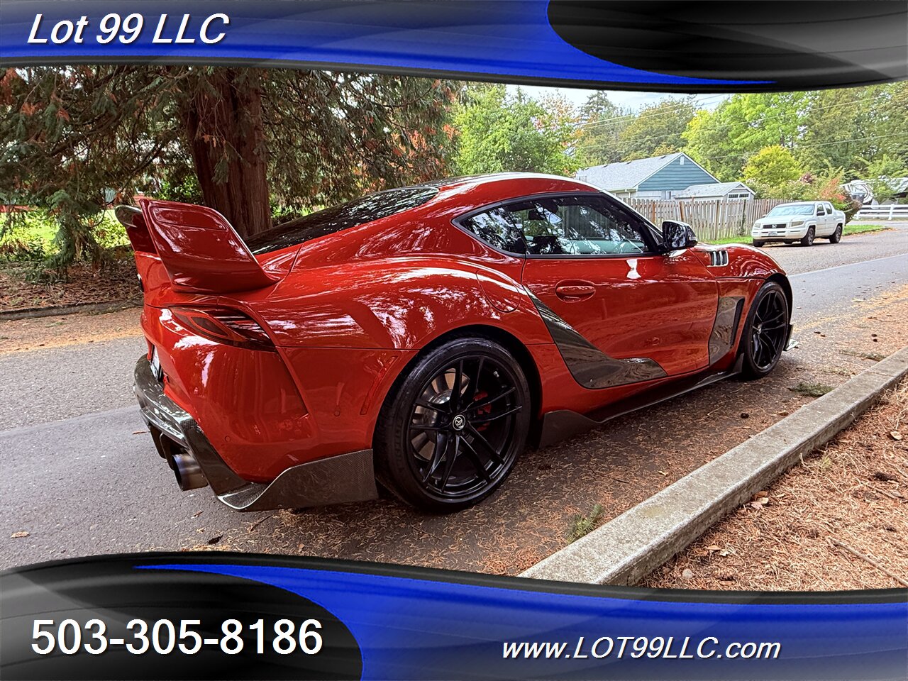 2020 Toyota Supra GR Launch Edition Carbon Fiber BodyKit ecutek Tune HKS Exhaust Carbon Hood-Steering Wheel - Photo 12 - Milwaukie, OR 97267
