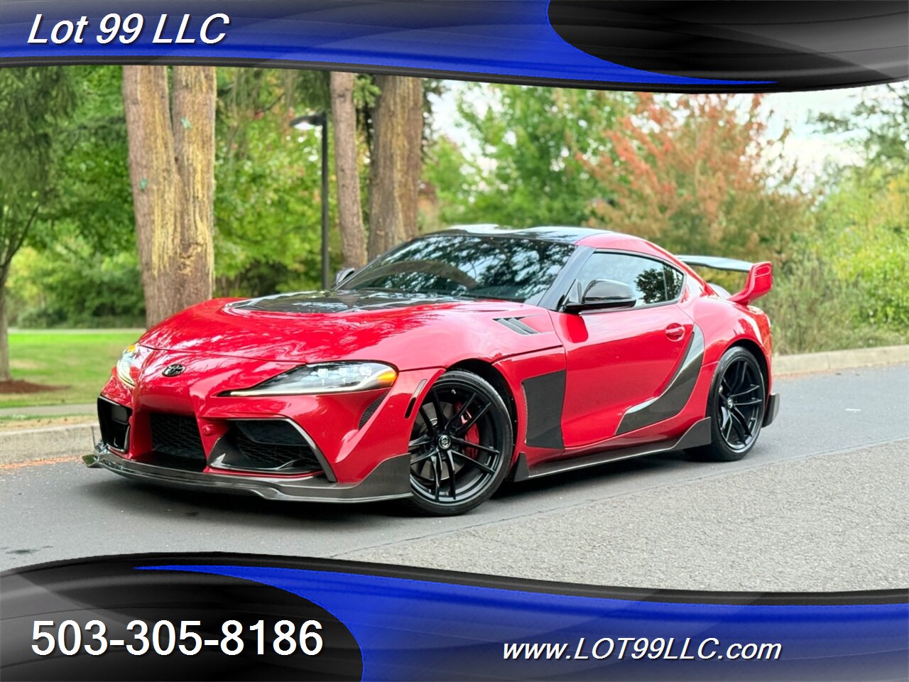 2020 Toyota Supra GR Launch Edition Carbon Fiber BodyKit ecutek Tune HKS Exhaust Carbon Hood-Steering Wheel - Photo 77 - Milwaukie, OR 97267