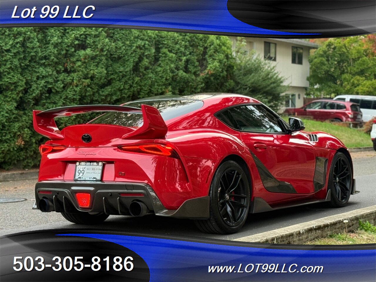 2020 Toyota Supra GR Launch Edition Carbon Fiber BodyKit ecutek Tune HKS Exhaust Carbon Hood-Steering Wheel - Photo 83 - Milwaukie, OR 97267