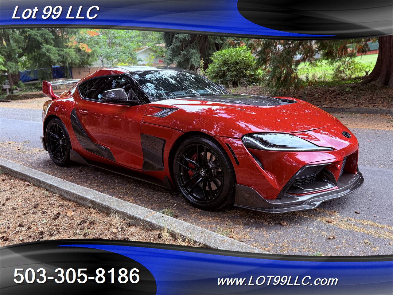 2020 Toyota Supra GR Launch Edition Carbon Fiber BodyKit ecutek Tune HKS Exhaust Carbon Hood-Steering Wheel - Photo 10 - Milwaukie, OR 97267