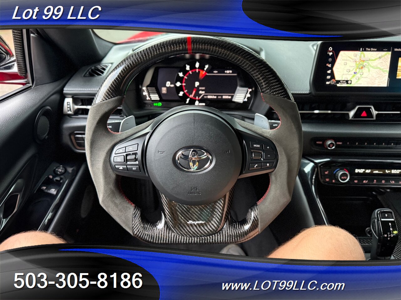 2020 Toyota Supra GR Launch Edition Carbon Fiber BodyKit ecutek Tune HKS Exhaust Carbon Hood-Steering Wheel - Photo 104 - Milwaukie, OR 97267