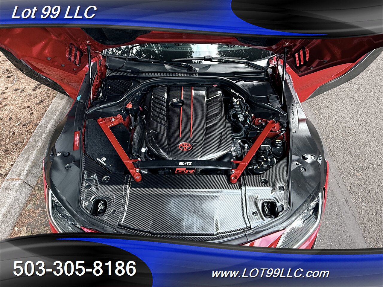 2020 Toyota Supra GR Launch Edition Carbon Fiber BodyKit ecutek Tune HKS Exhaust Carbon Hood-Steering Wheel - Photo 64 - Milwaukie, OR 97267
