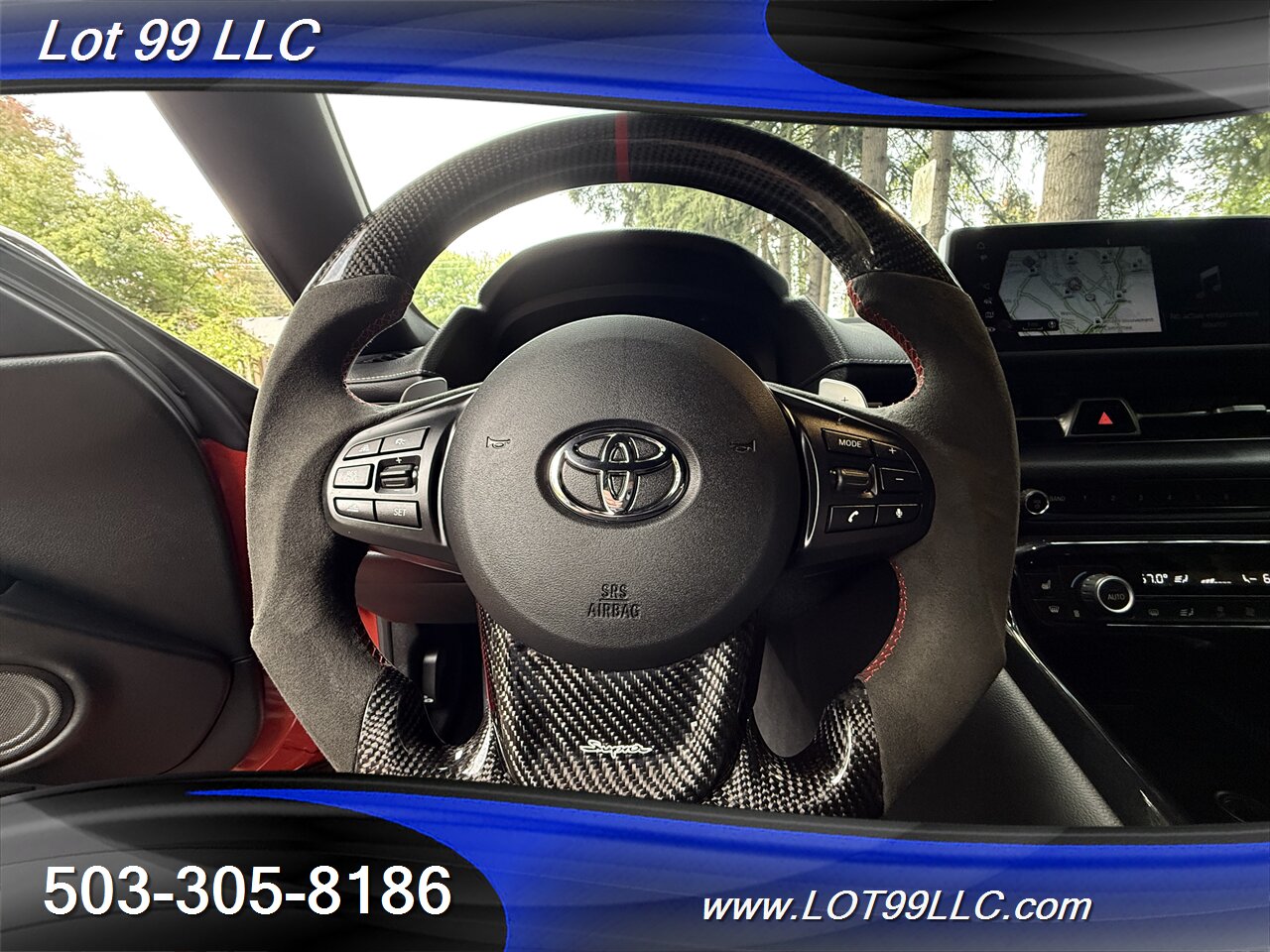 2020 Toyota Supra GR Launch Edition Carbon Fiber BodyKit ecutek Tune HKS Exhaust Carbon Hood-Steering Wheel - Photo 24 - Milwaukie, OR 97267