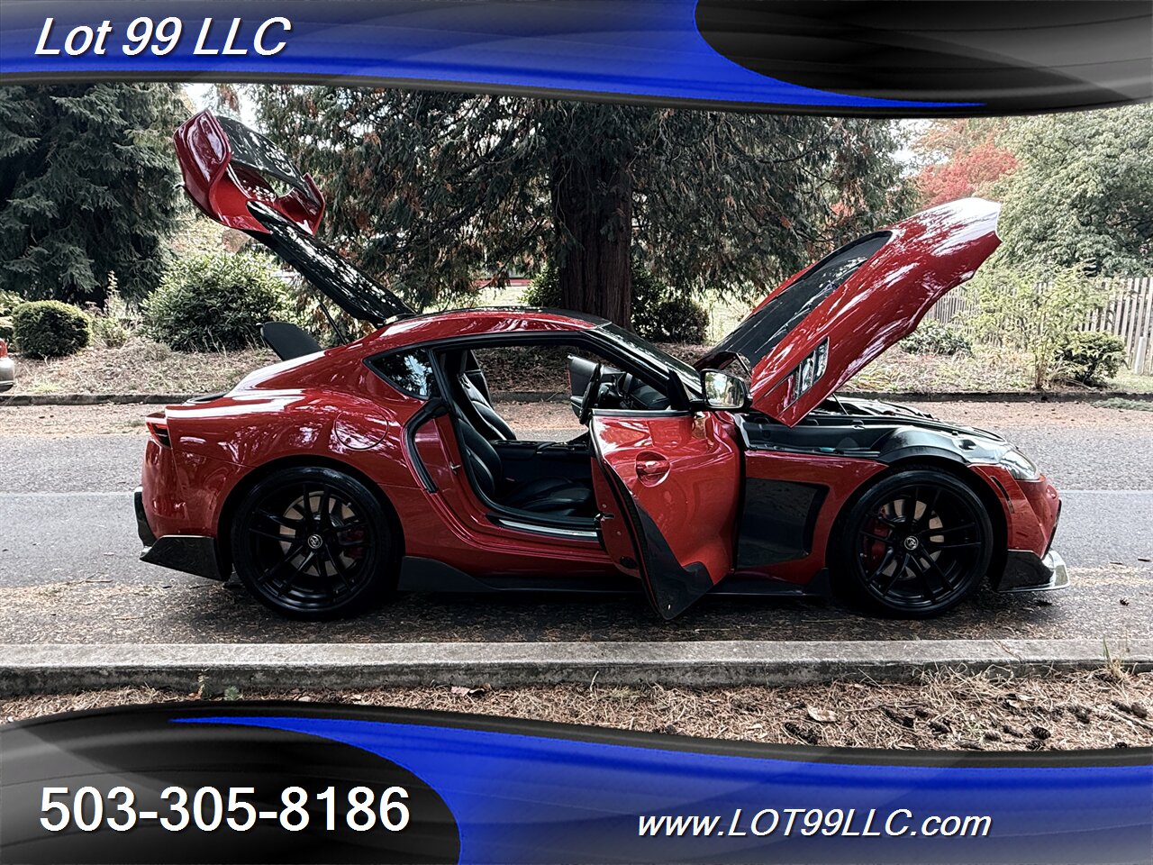 2020 Toyota Supra GR Launch Edition Carbon Fiber BodyKit ecutek Tune HKS Exhaust Carbon Hood-Steering Wheel - Photo 66 - Milwaukie, OR 97267