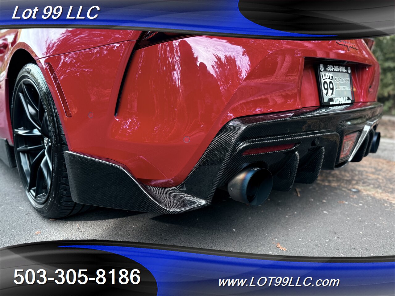 2020 Toyota Supra GR Launch Edition Carbon Fiber BodyKit ecutek Tune HKS Exhaust Carbon Hood-Steering Wheel - Photo 54 - Milwaukie, OR 97267