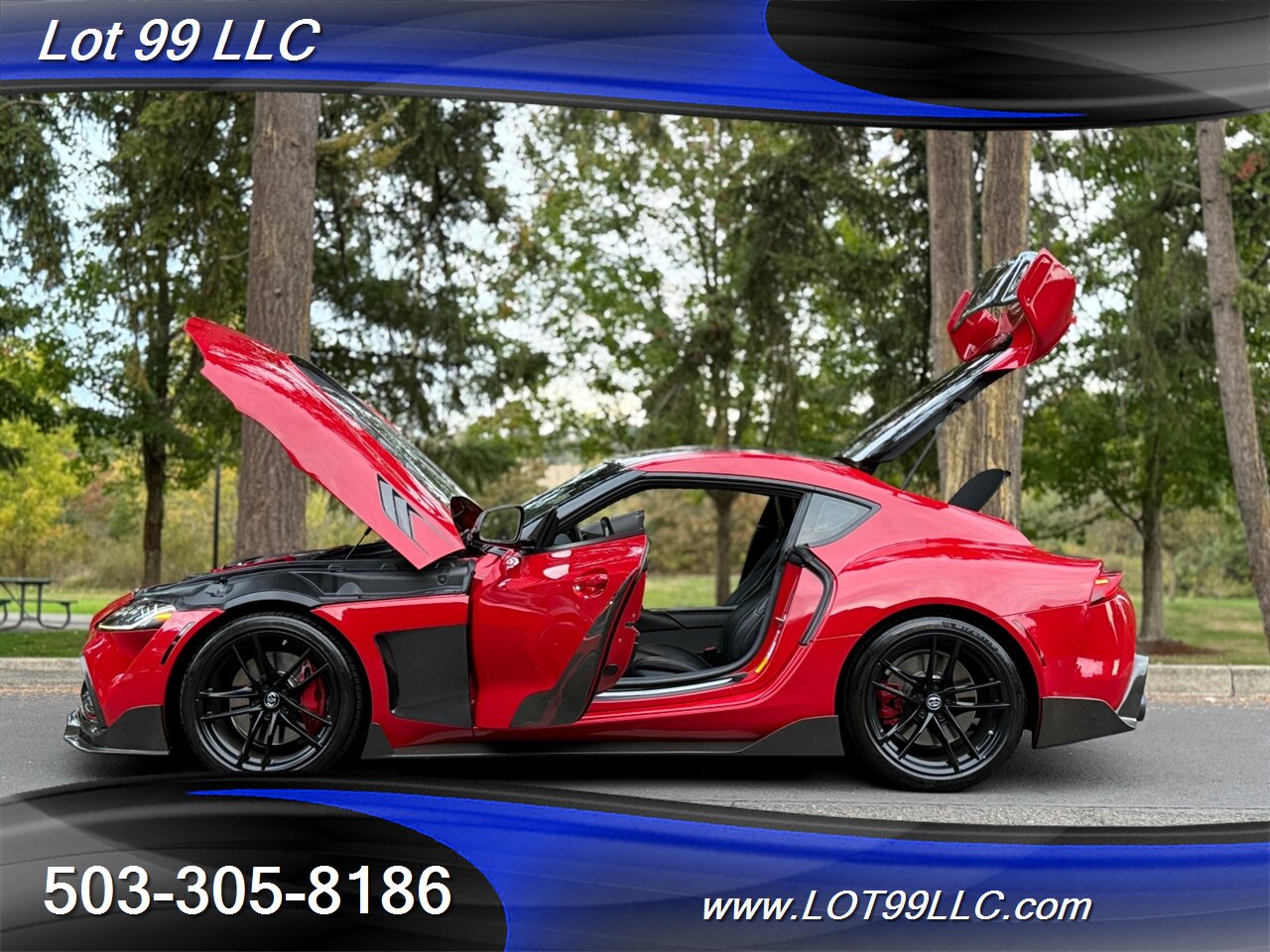 2020 Toyota Supra GR Launch Edition Carbon Fiber BodyKit ecutek Tune HKS Exhaust Carbon Hood-Steering Wheel - Photo 118 - Milwaukie, OR 97267