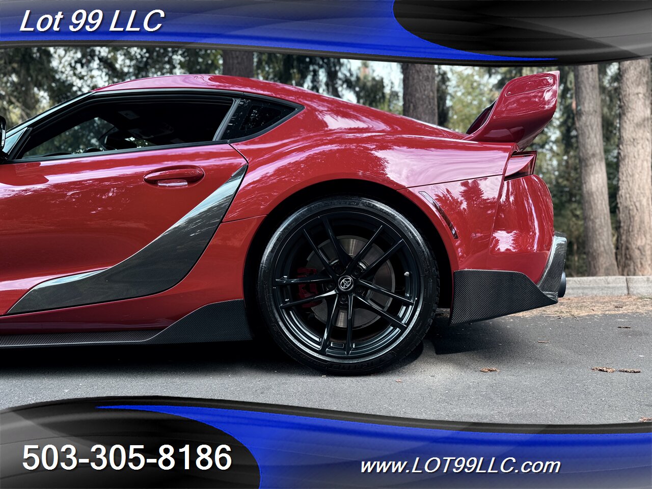 2020 Toyota Supra GR Launch Edition Carbon Fiber BodyKit ecutek Tune HKS Exhaust Carbon Hood-Steering Wheel - Photo 43 - Milwaukie, OR 97267