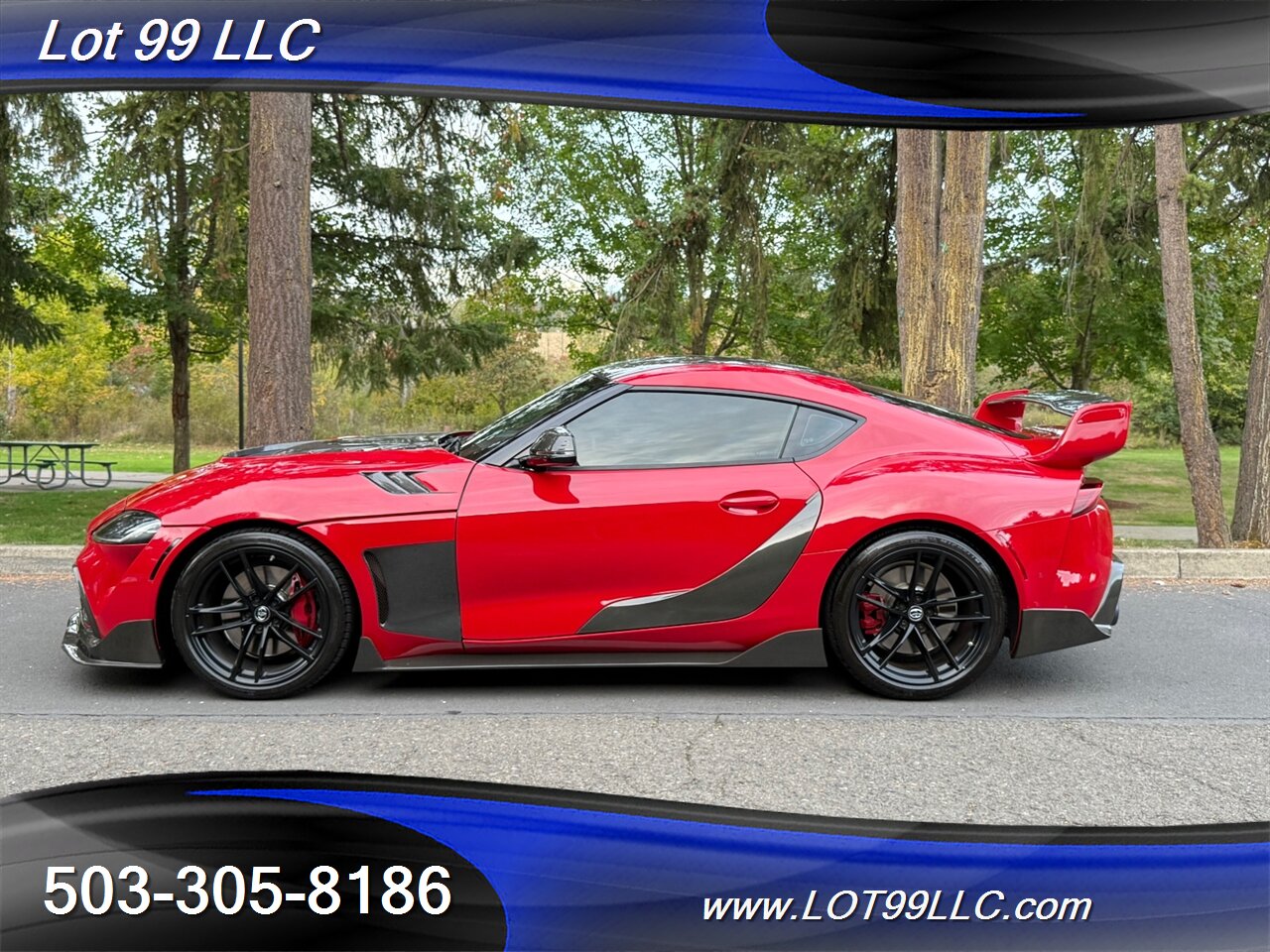 2020 Toyota Supra GR Launch Edition Carbon Fiber BodyKit ecutek Tune HKS Exhaust Carbon Hood-Steering Wheel - Photo 74 - Milwaukie, OR 97267