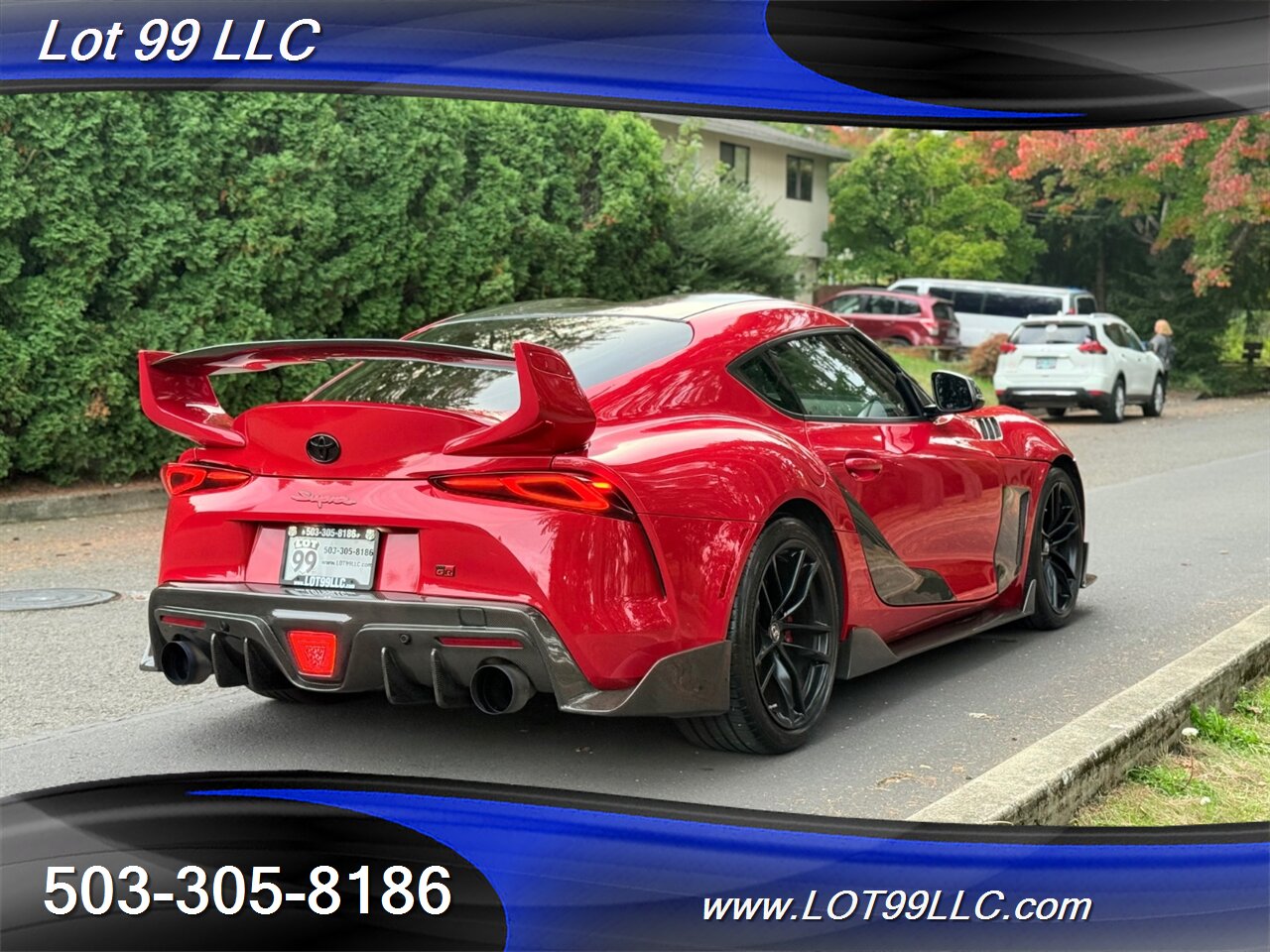 2020 Toyota Supra GR Launch Edition Carbon Fiber BodyKit ecutek Tune HKS Exhaust Carbon Hood-Steering Wheel - Photo 82 - Milwaukie, OR 97267