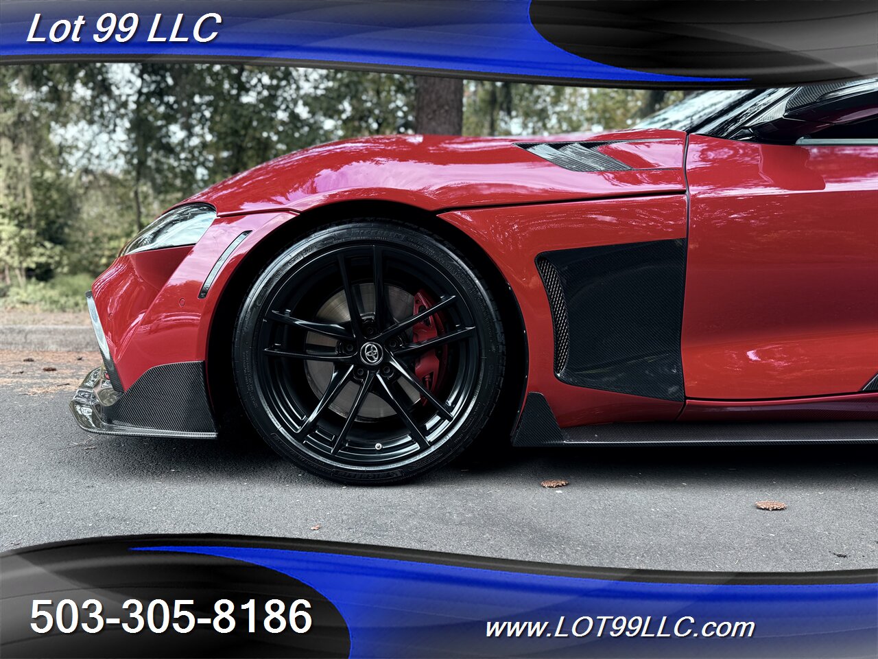 2020 Toyota Supra GR Launch Edition Carbon Fiber BodyKit ecutek Tune HKS Exhaust Carbon Hood-Steering Wheel - Photo 44 - Milwaukie, OR 97267