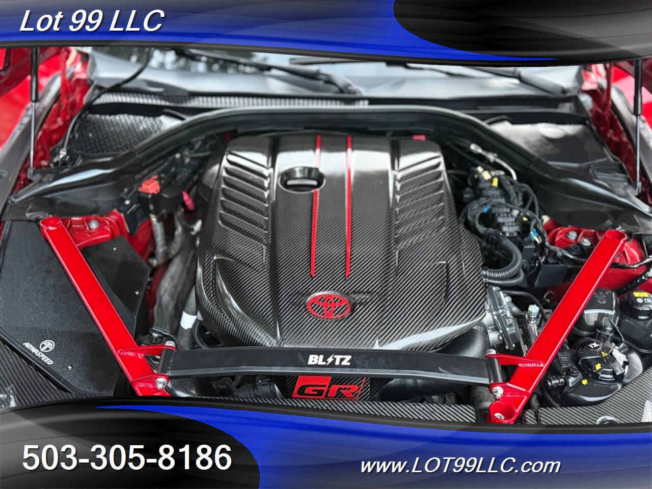 2020 Toyota Supra GR Launch Edition Carbon Fiber BodyKit ecutek Tune HKS Exhaust Carbon Hood-Steering Wheel - Photo 125 - Milwaukie, OR 97267