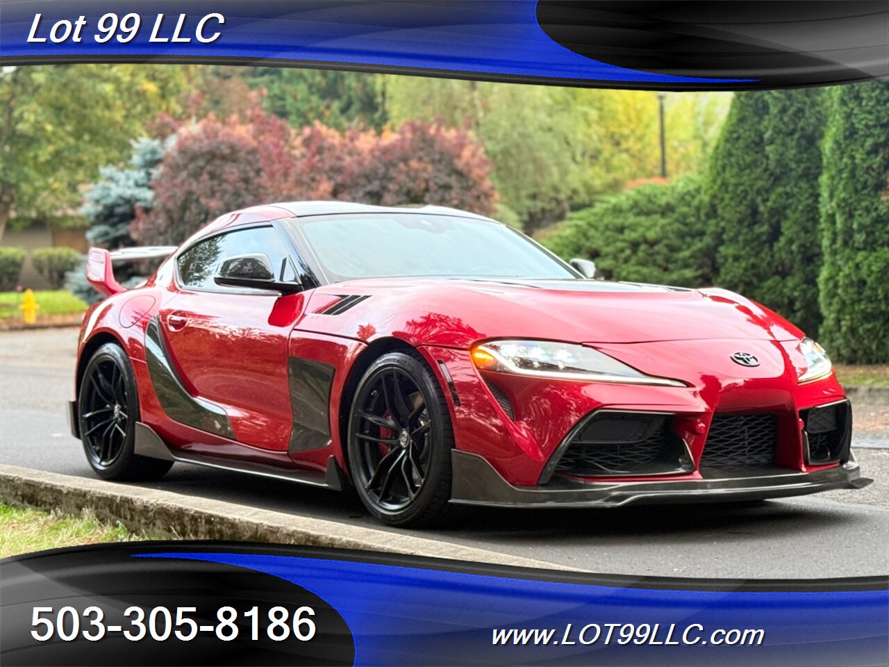 2020 Toyota Supra GR Launch Edition Carbon Fiber BodyKit ecutek Tune HKS Exhaust Carbon Hood-Steering Wheel - Photo 81 - Milwaukie, OR 97267