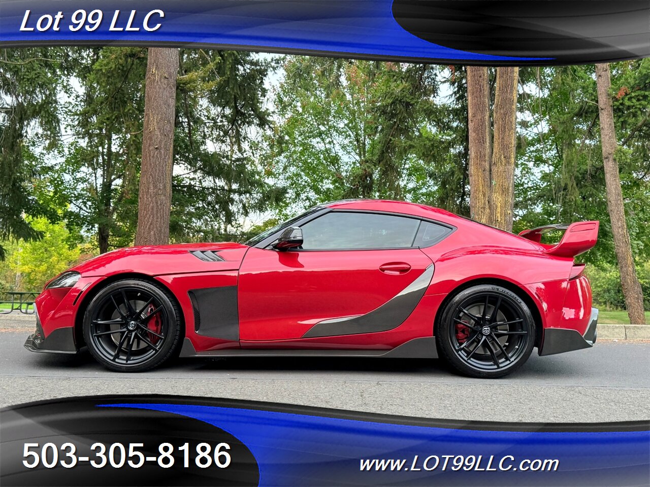 2020 Toyota Supra GR Launch Edition Carbon Fiber BodyKit ecutek Tune HKS Exhaust Carbon Hood-Steering Wheel - Photo 75 - Milwaukie, OR 97267