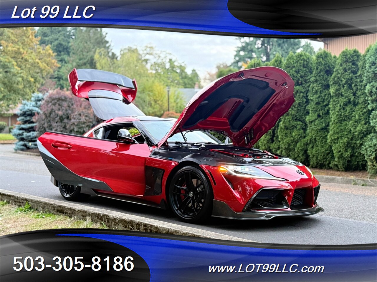 2020 Toyota Supra GR Launch Edition Carbon Fiber BodyKit ecutek Tune HKS Exhaust Carbon Hood-Steering Wheel - Photo 130 - Milwaukie, OR 97267