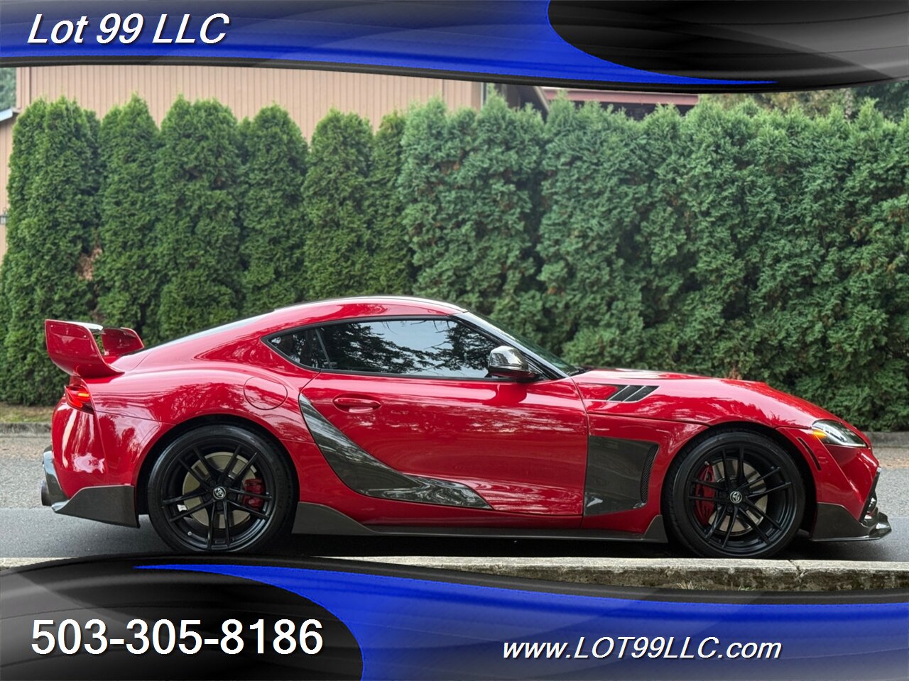 2020 Toyota Supra GR Launch Edition Carbon Fiber BodyKit ecutek Tune HKS Exhaust Carbon Hood-Steering Wheel - Photo 84 - Milwaukie, OR 97267