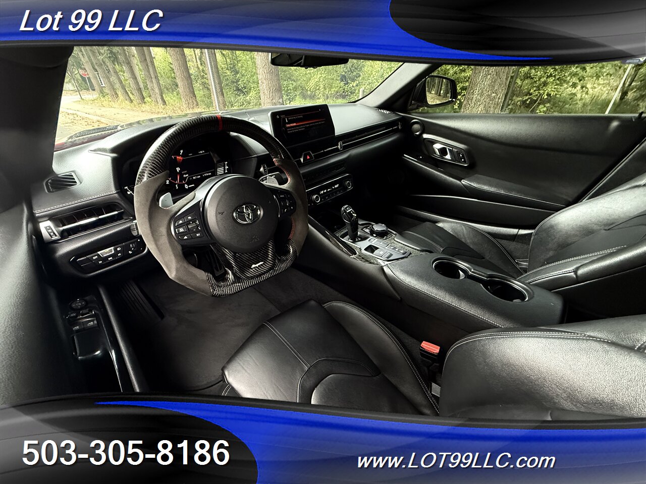 2020 Toyota Supra GR Launch Edition Carbon Fiber BodyKit ecutek Tune HKS Exhaust Carbon Hood-Steering Wheel - Photo 20 - Milwaukie, OR 97267
