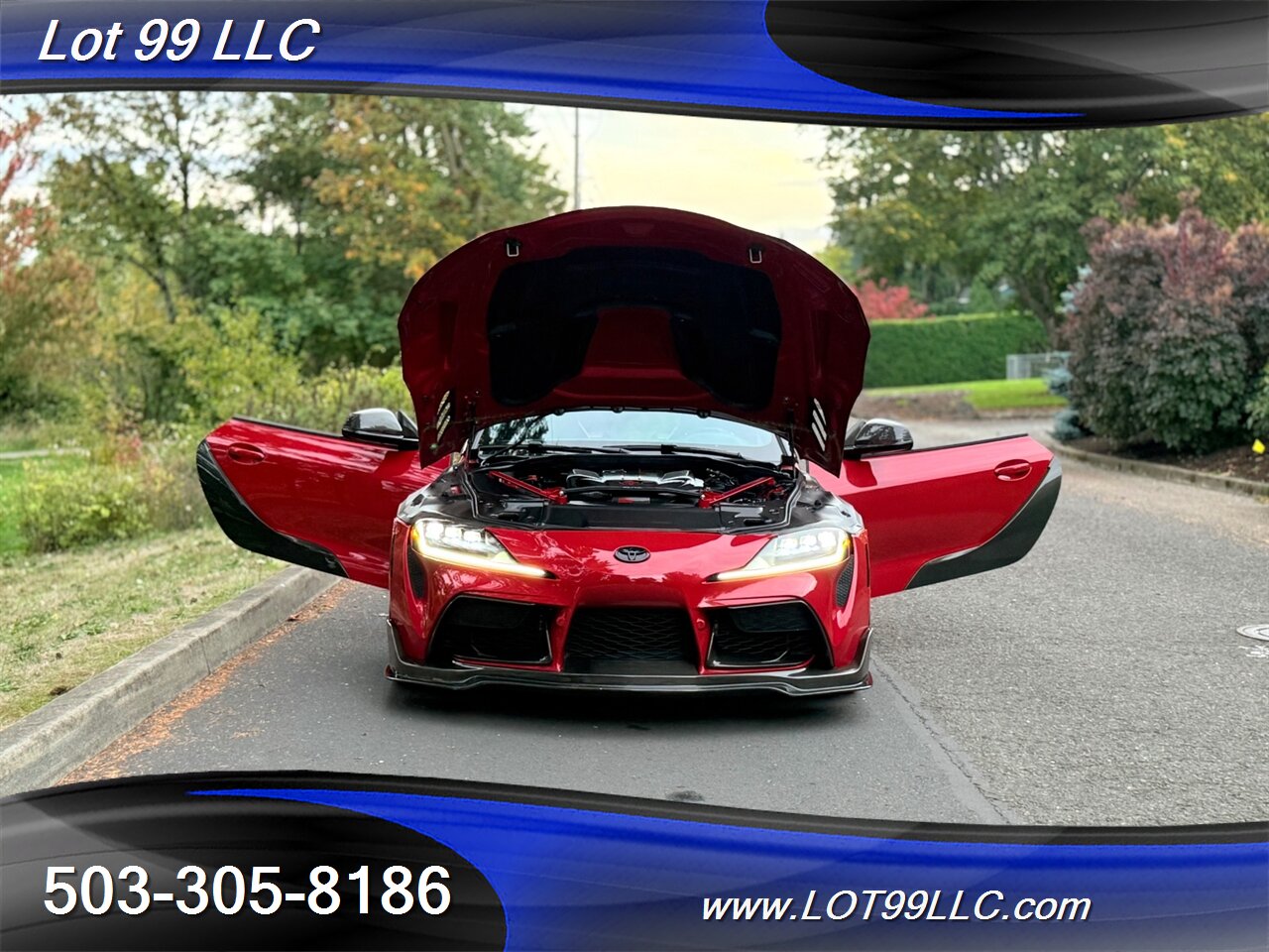 2020 Toyota Supra GR Launch Edition Carbon Fiber BodyKit ecutek Tune HKS Exhaust Carbon Hood-Steering Wheel - Photo 121 - Milwaukie, OR 97267