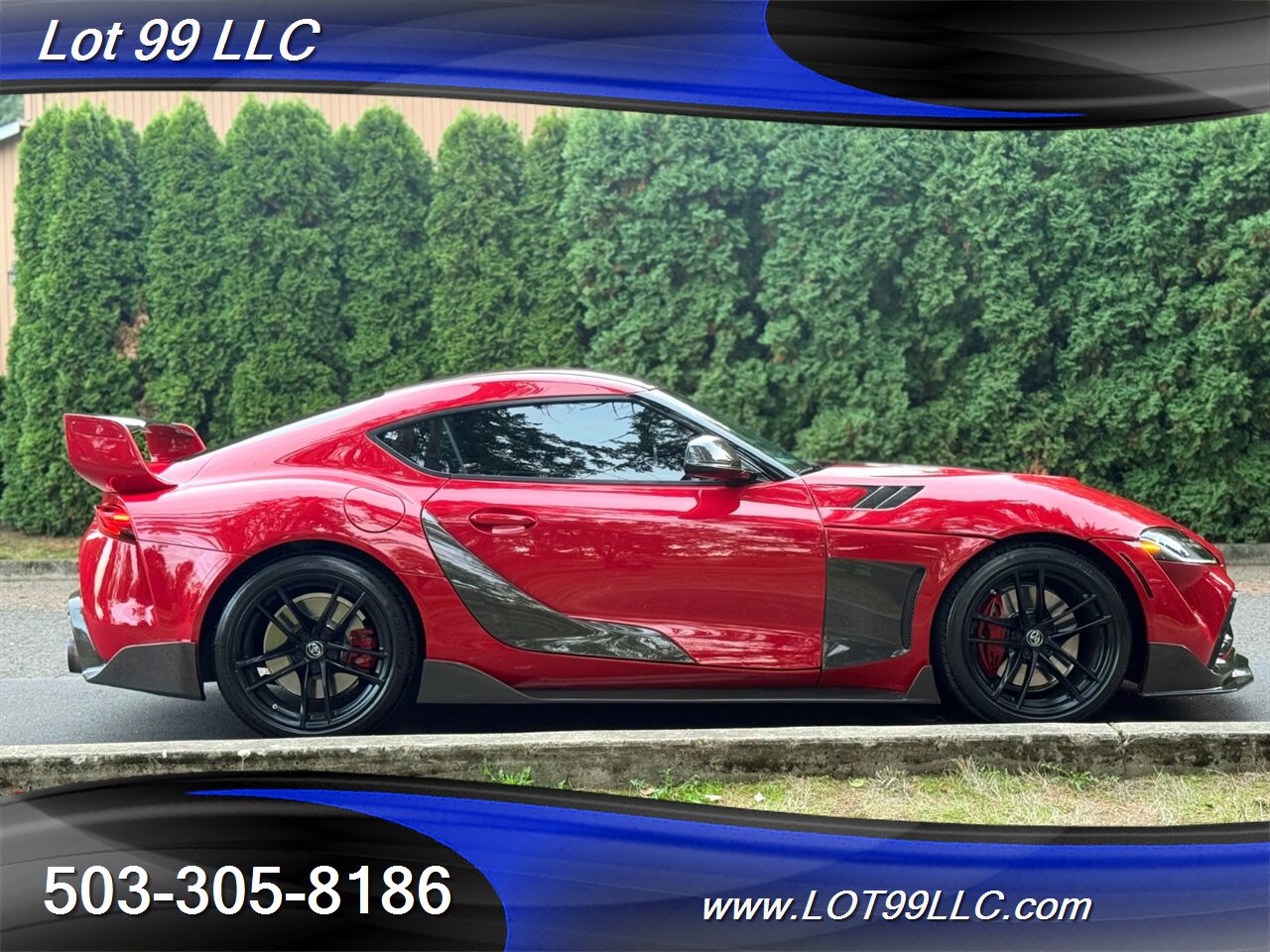 2020 Toyota Supra GR Launch Edition Carbon Fiber BodyKit ecutek Tune HKS Exhaust Carbon Hood-Steering Wheel - Photo 79 - Milwaukie, OR 97267