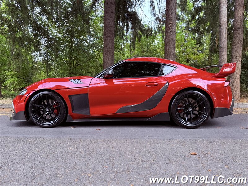 2020 Toyota Supra GR Launch Edition Carbon Fiber BodyKit ecutek Tune  HKS Exhaust Carbon Hood-Steering Wheel