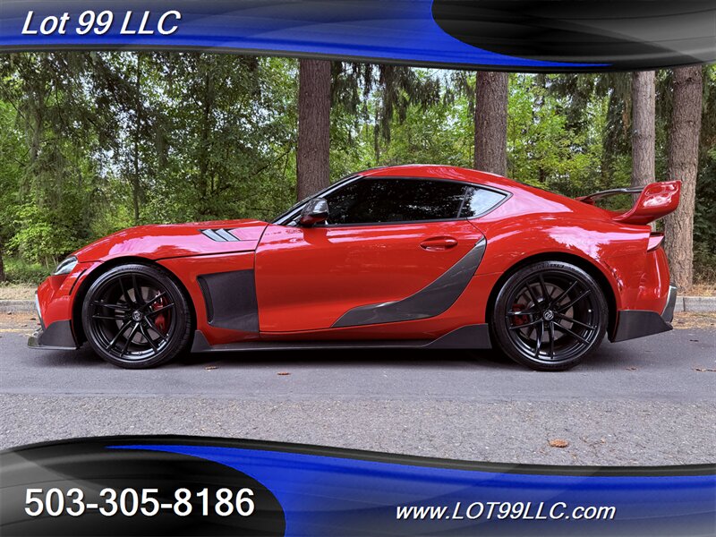 2020 Toyota Supra GR Launch Edition Carbon Fiber BodyKit ecutek Tune  HKS Exhaust Carbon Hood-Steering Wheel