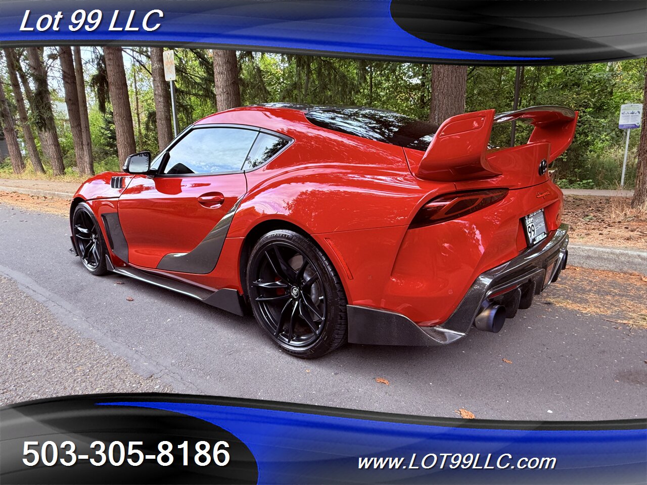 2020 Toyota Supra GR Launch Edition Carbon Fiber BodyKit ecutek Tune HKS Exhaust Carbon Hood-Steering Wheel - Photo 16 - Milwaukie, OR 97267
