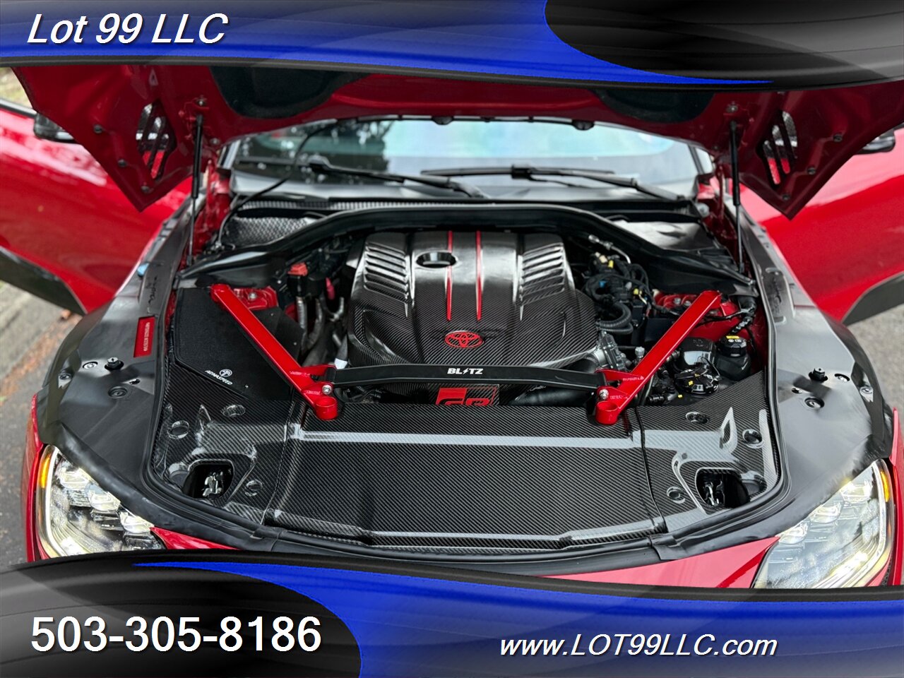 2020 Toyota Supra GR Launch Edition Carbon Fiber BodyKit ecutek Tune HKS Exhaust Carbon Hood-Steering Wheel - Photo 126 - Milwaukie, OR 97267