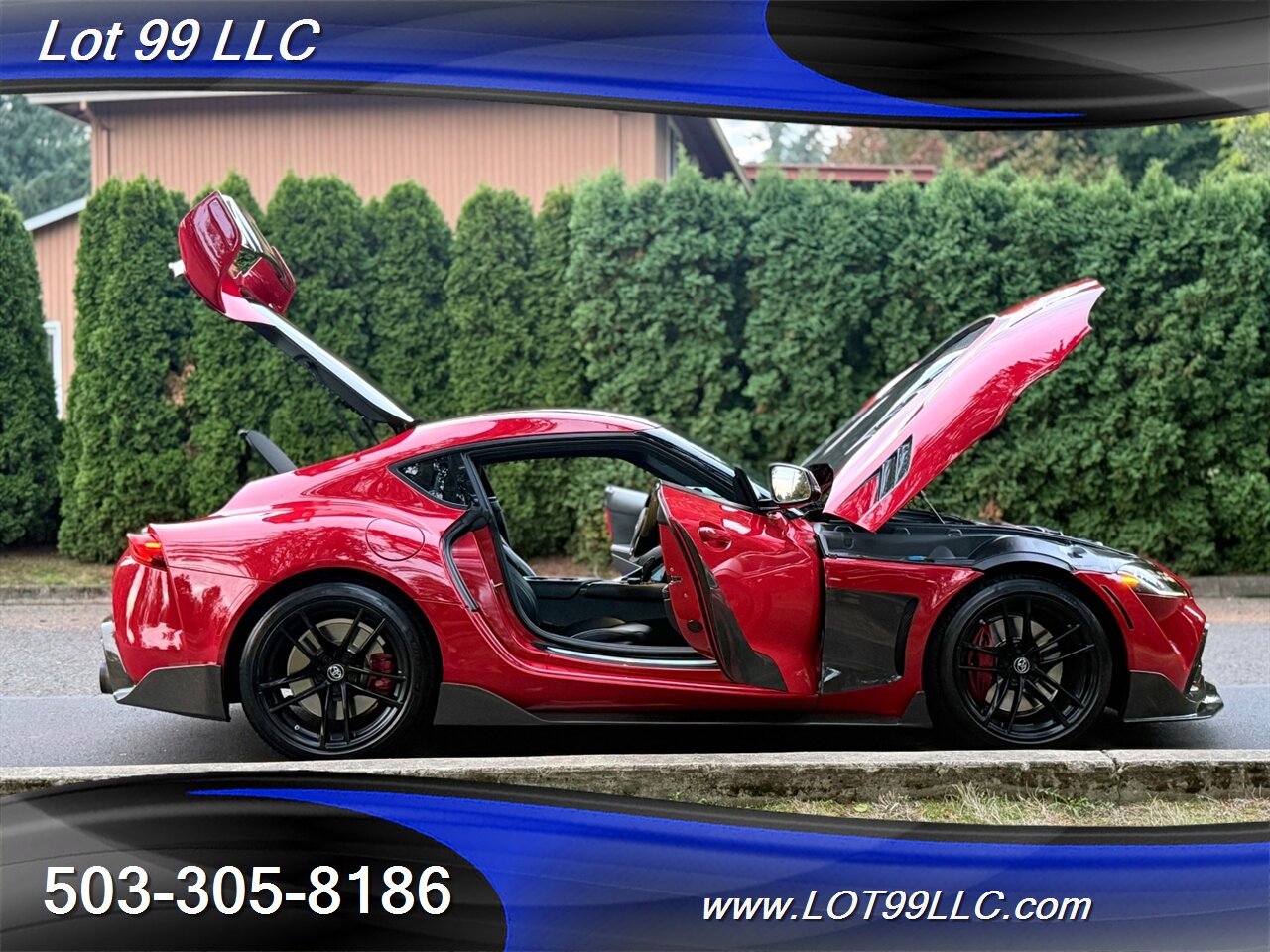 2020 Toyota Supra GR Launch Edition Carbon Fiber BodyKit ecutek Tune HKS Exhaust Carbon Hood-Steering Wheel - Photo 135 - Milwaukie, OR 97267