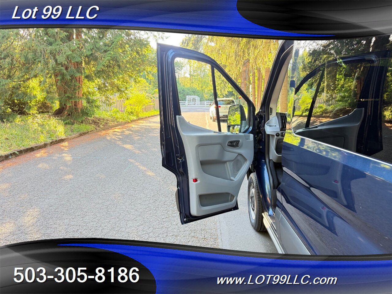 2018 Ford Transit 250 Mid Roof 87k WHEELCHAIR VAN 8 Passenger Blue NEW TIRES - Photo 41 - Milwaukie, OR 97267