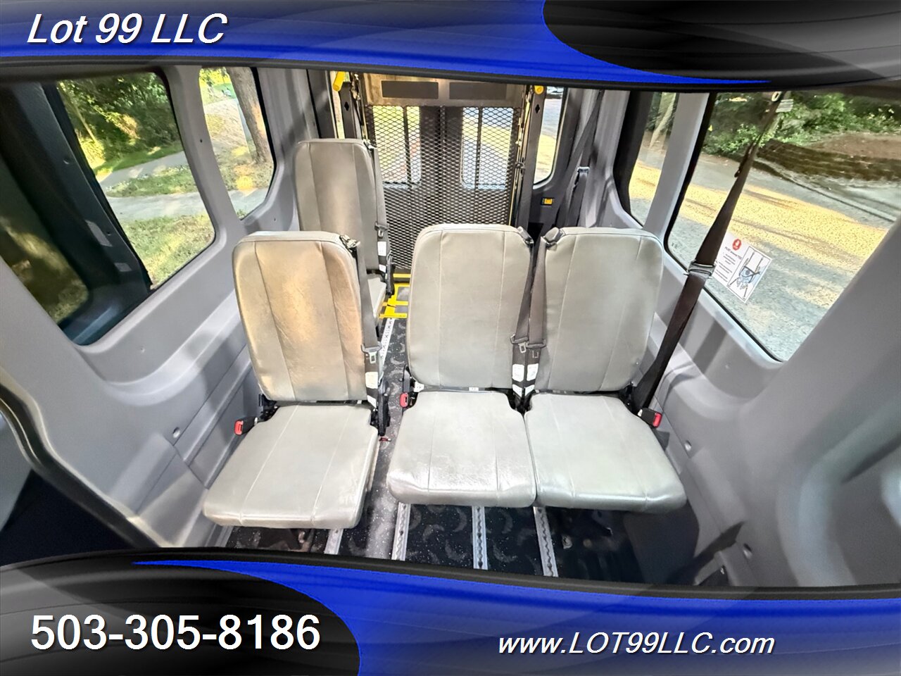 2018 Ford Transit 250 Mid Roof 87k WHEELCHAIR VAN 8 Passenger Blue NEW TIRES - Photo 52 - Milwaukie, OR 97267