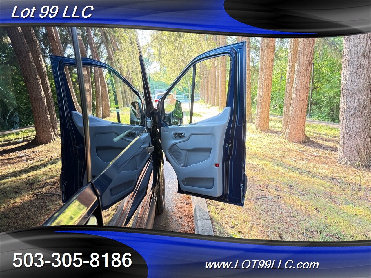 2018 Ford Transit 250 Mid Roof 87k WHEELCHAIR VAN 8 Passenger Blue NEW TIRES - Photo 50 - Milwaukie, OR 97267