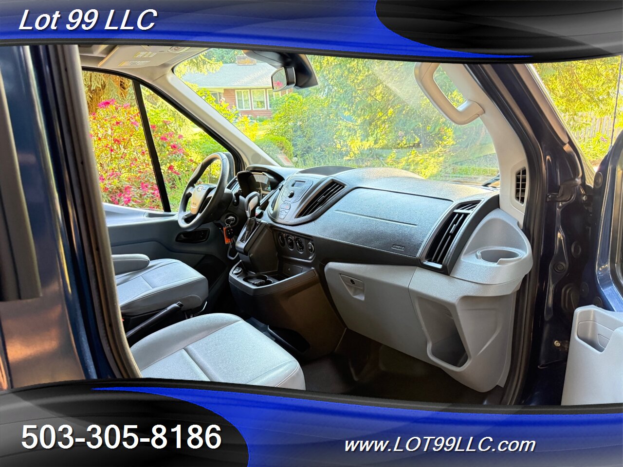 2018 Ford Transit 250 Mid Roof 87k WHEELCHAIR VAN 8 Passenger Blue NEW TIRES - Photo 49 - Milwaukie, OR 97267