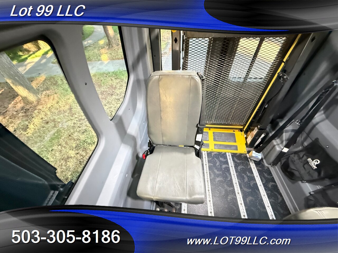 2018 Ford Transit 250 Mid Roof 87k WHEELCHAIR VAN 8 Passenger Blue NEW TIRES - Photo 53 - Milwaukie, OR 97267