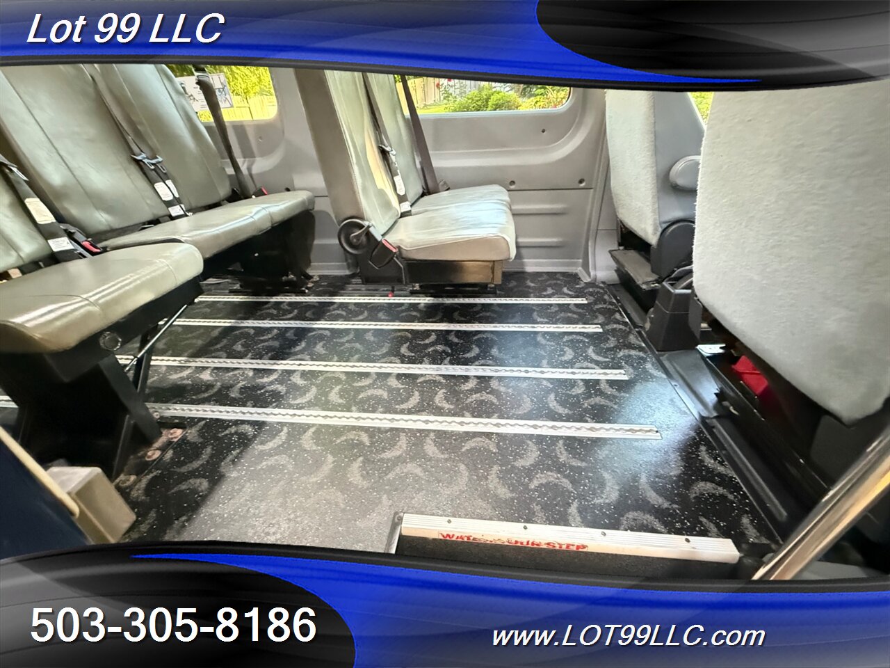 2018 Ford Transit 250 Mid Roof 87k WHEELCHAIR VAN 8 Passenger Blue NEW TIRES - Photo 5 - Milwaukie, OR 97267
