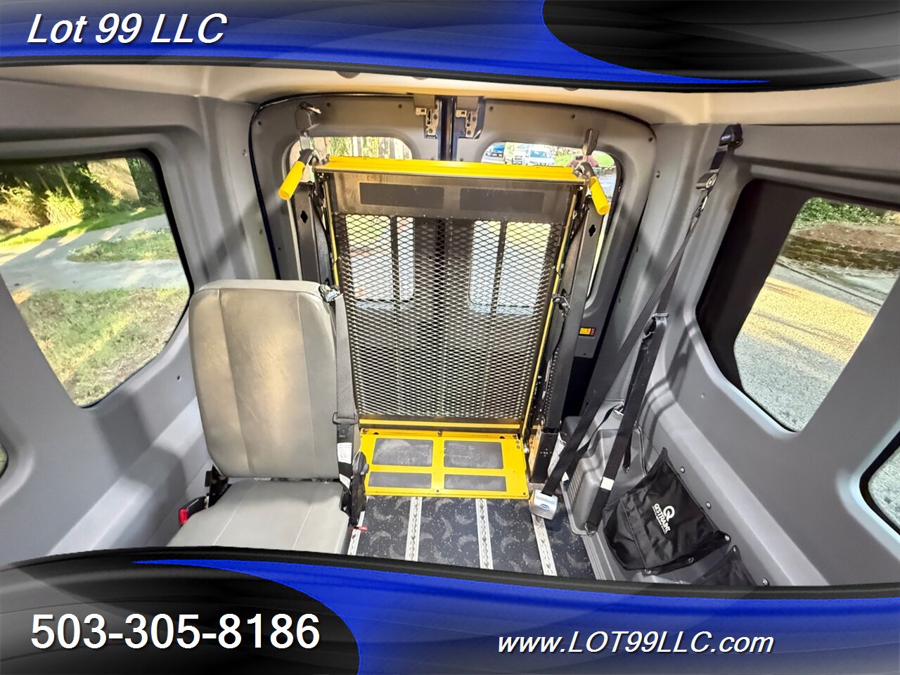 2018 Ford Transit 250 Mid Roof 87k WHEELCHAIR VAN 8 Passenger Blue NEW TIRES - Photo 7 - Milwaukie, OR 97267