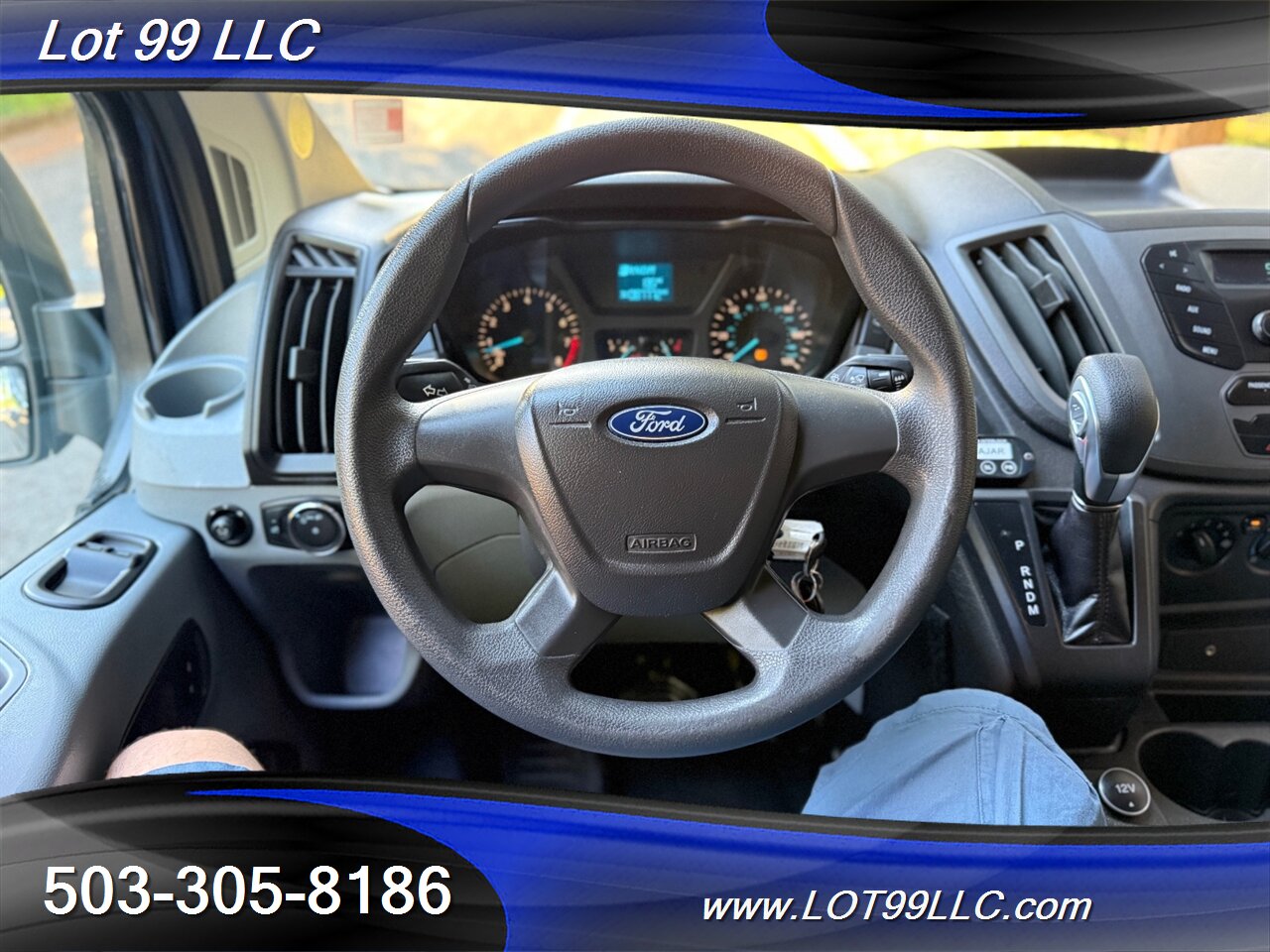 2018 Ford Transit 250 Mid Roof 87k WHEELCHAIR VAN 8 Passenger Blue NEW TIRES - Photo 46 - Milwaukie, OR 97267