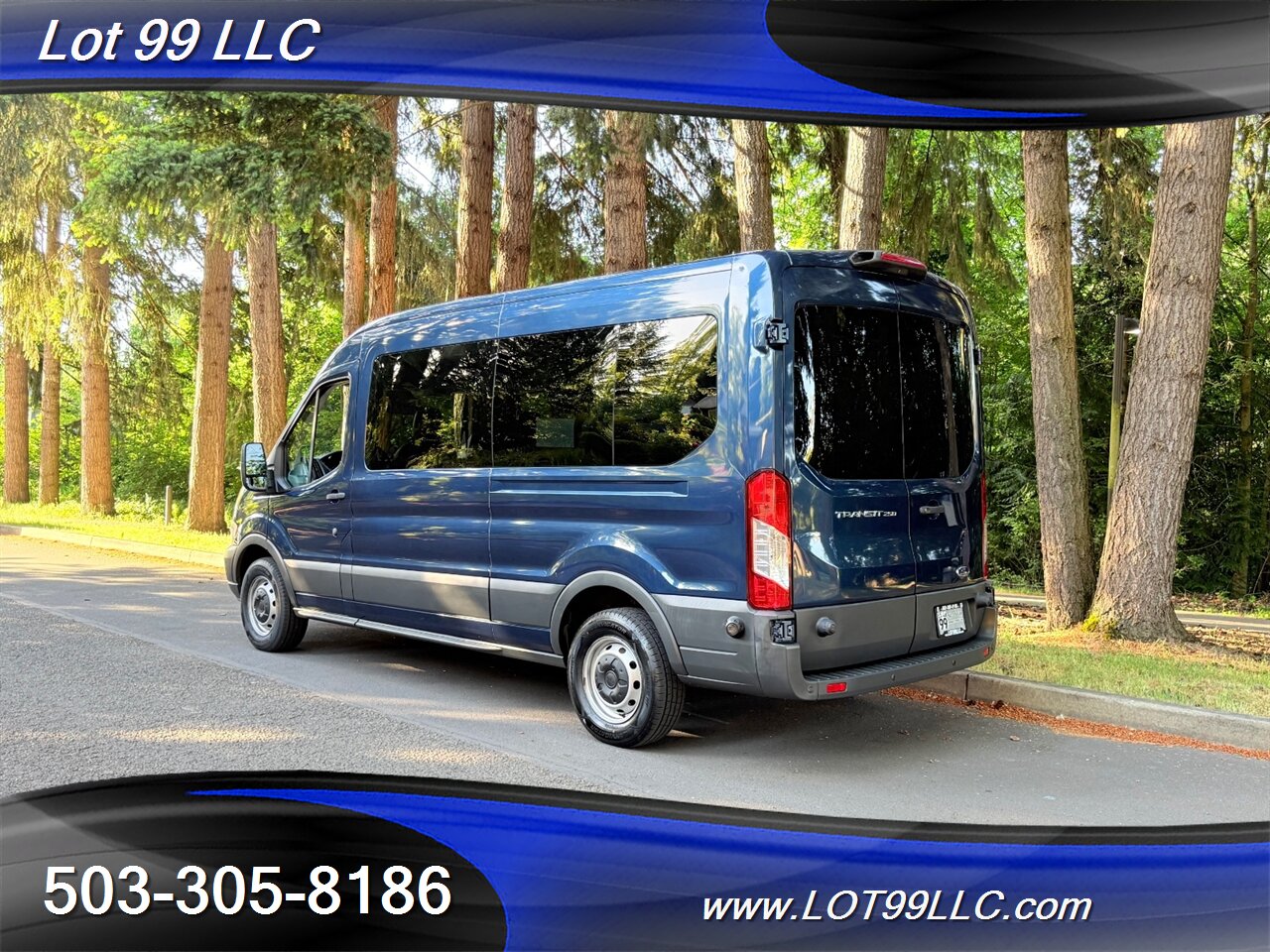 2018 Ford Transit 250 Mid Roof 87k WHEELCHAIR VAN 8 Passenger Blue NEW TIRES - Photo 19 - Milwaukie, OR 97267