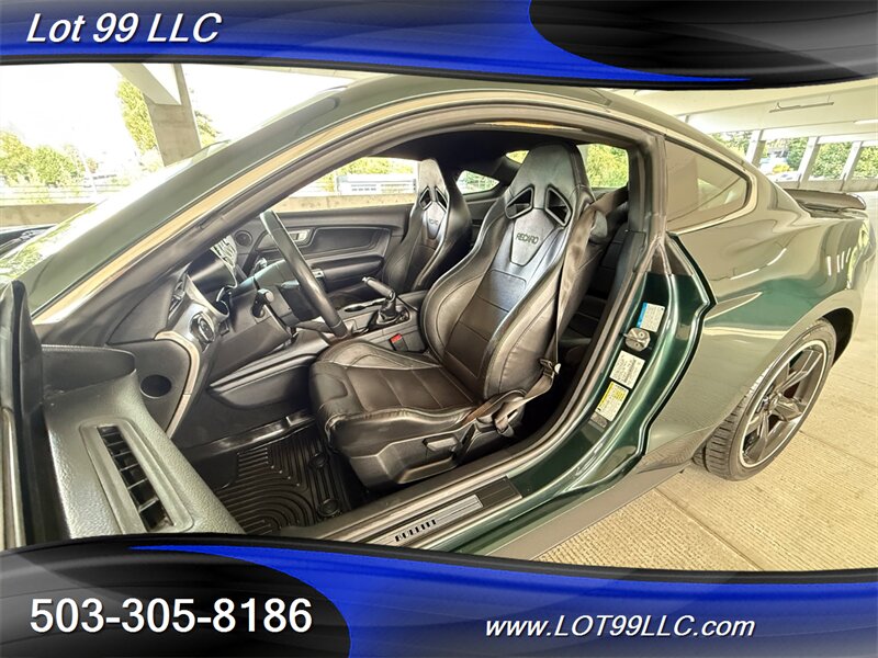 2019 Ford Mustang BULLITT 43k 6 Speed Manual RECARO Leather  Navi Cam 5.0L V8 480hp 420ft. lbs