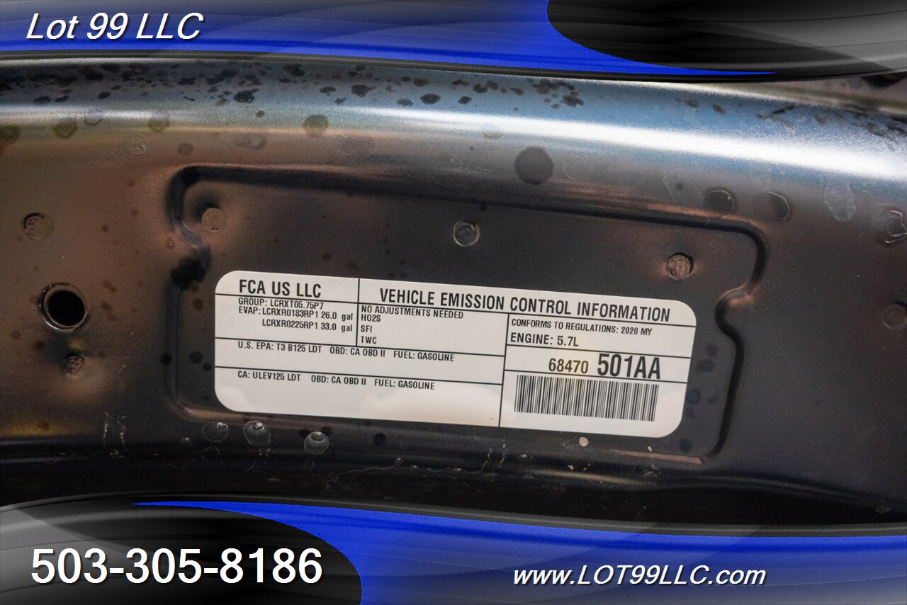 2020 RAM 1500 Laramie Crew Cab 4X4 HEMI 5.7L V8  Sport Appearance Package Htd-CLD Leather - Photo 76 - Milwaukie, OR 97267