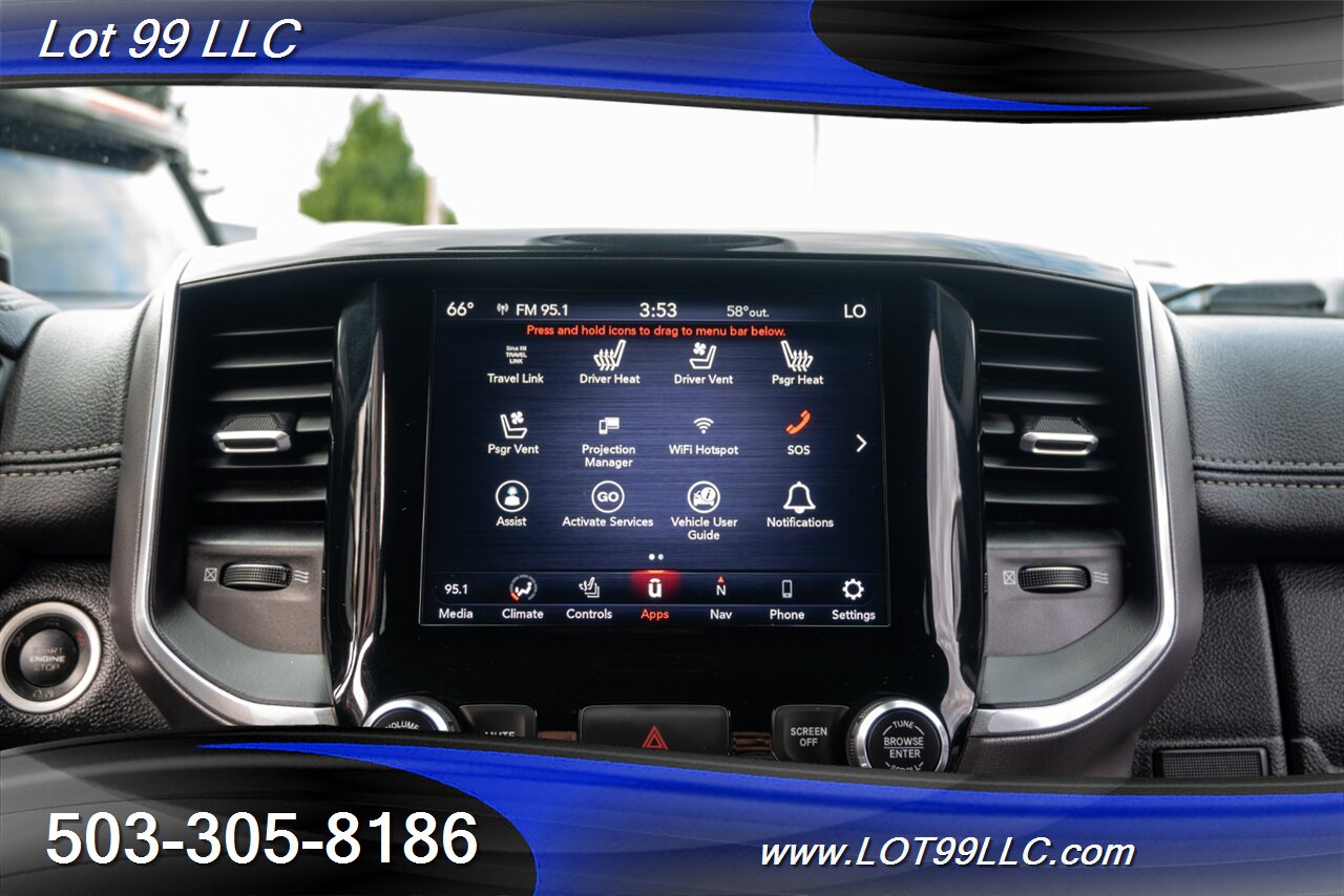 2020 RAM 1500 Laramie Crew Cab 4X4 HEMI 5.7L V8  Sport Appearance Package Htd-CLD Leather - Photo 94 - Milwaukie, OR 97267