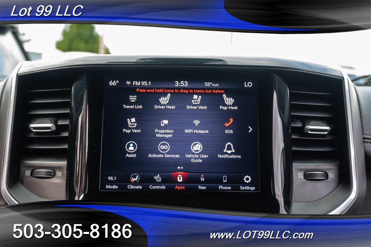 2020 RAM 1500 Laramie Crew Cab 4X4 HEMI 5.7L V8  Sport Appearance Package Htd-CLD Leather - Photo 95 - Milwaukie, OR 97267