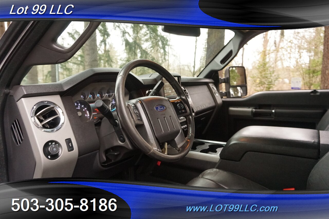 2015 Ford F-550 Lariat 4x4 Dually FLAT BED PowerStroke Leather GPS   - Photo 2 - Milwaukie, OR 97267