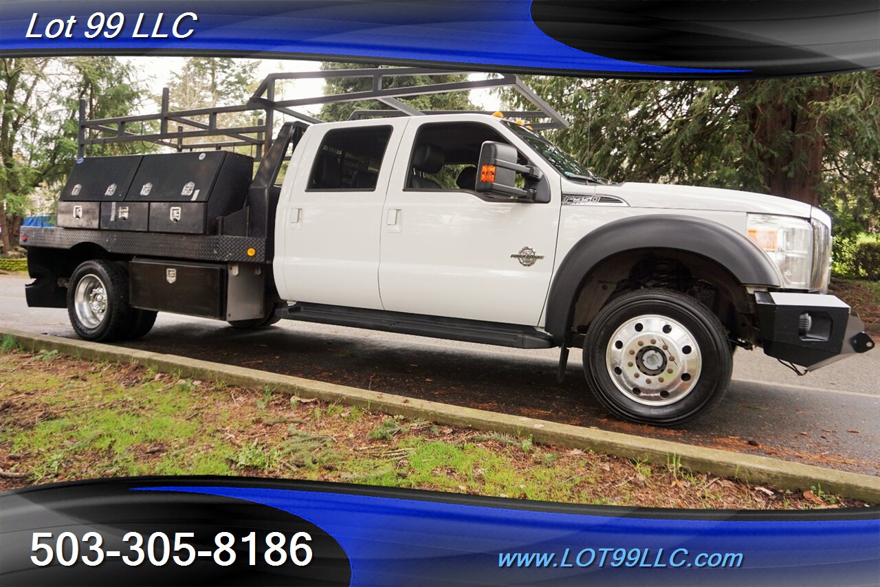 2015 Ford F-550 Lariat 4x4 Dually FLAT BED PowerStroke Leather GPS   - Photo 7 - Milwaukie, OR 97267