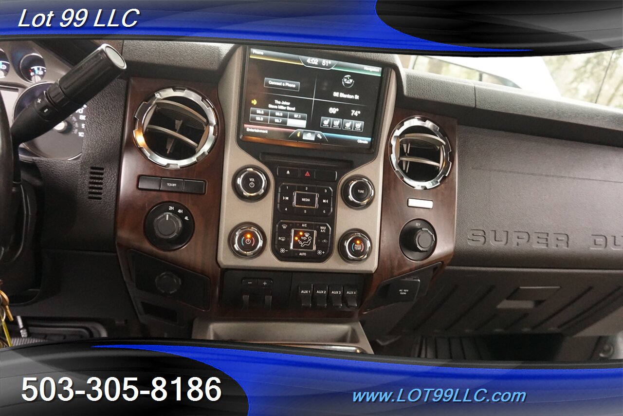 2015 Ford F-550 Lariat 4x4 Dually FLAT BED PowerStroke Leather GPS   - Photo 23 - Milwaukie, OR 97267