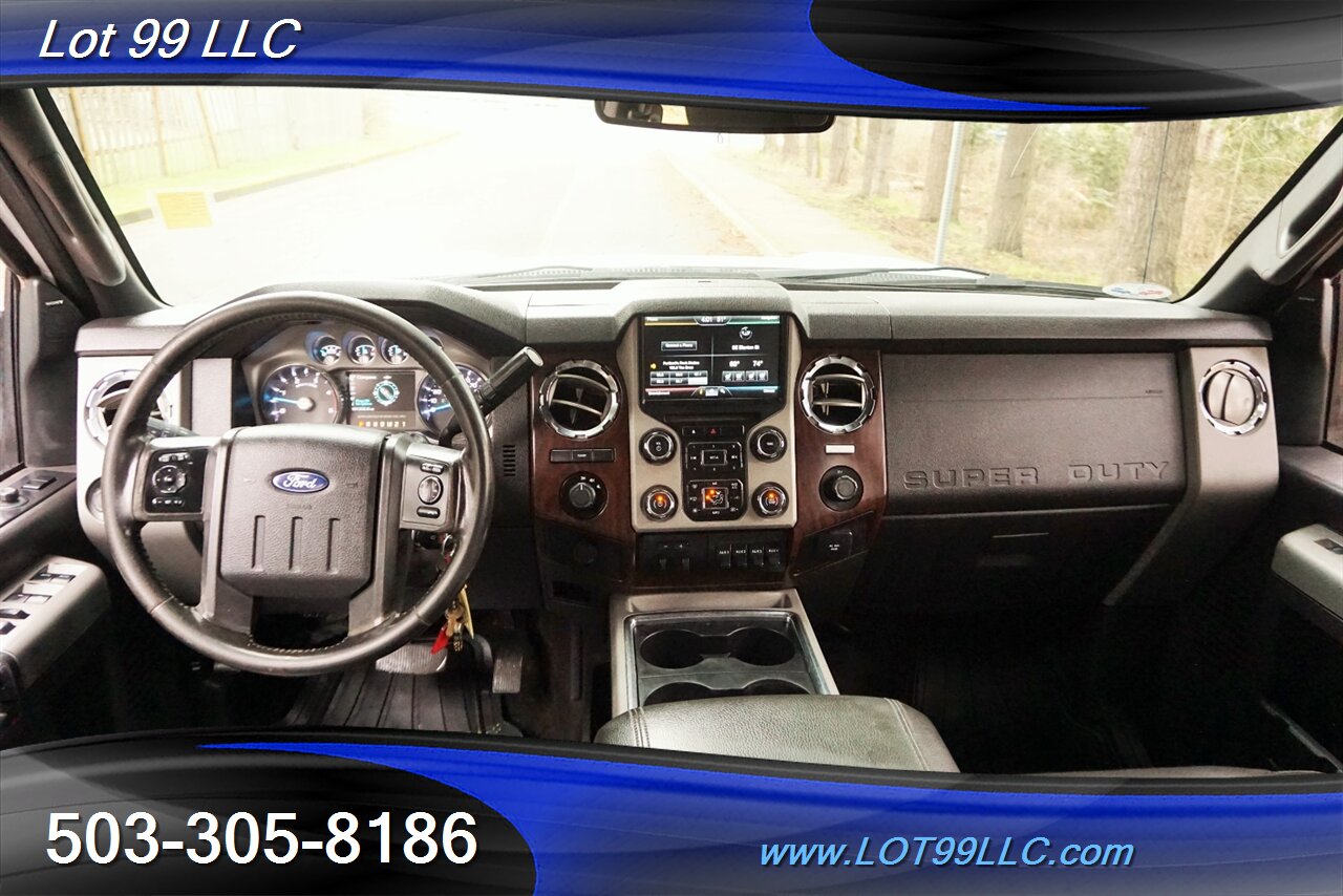 2015 Ford F-550 Lariat 4x4 Dually FLAT BED PowerStroke Leather GPS   - Photo 12 - Milwaukie, OR 97267