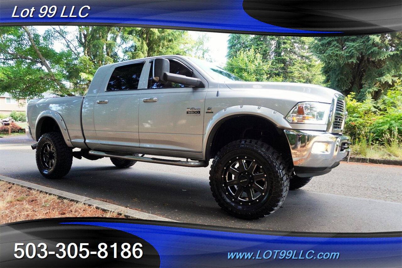 2011 RAM 3500 SLT 4X4 MEGA CAB 6.7L Cummins Diesel Short Bed  LIFTED Black 20 Wheels BRAND NEW TIRES Exhaust - Photo 7 - Milwaukie, OR 97267
