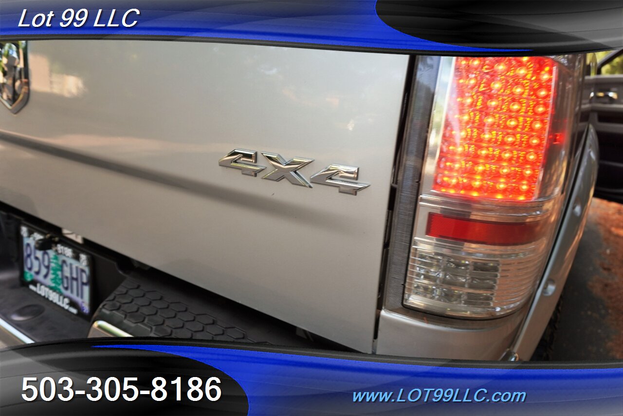 2011 RAM 3500 SLT 4X4 MEGA CAB 6.7L Cummins Diesel Short Bed  LIFTED Black 20 Wheels BRAND NEW TIRES Exhaust - Photo 37 - Milwaukie, OR 97267